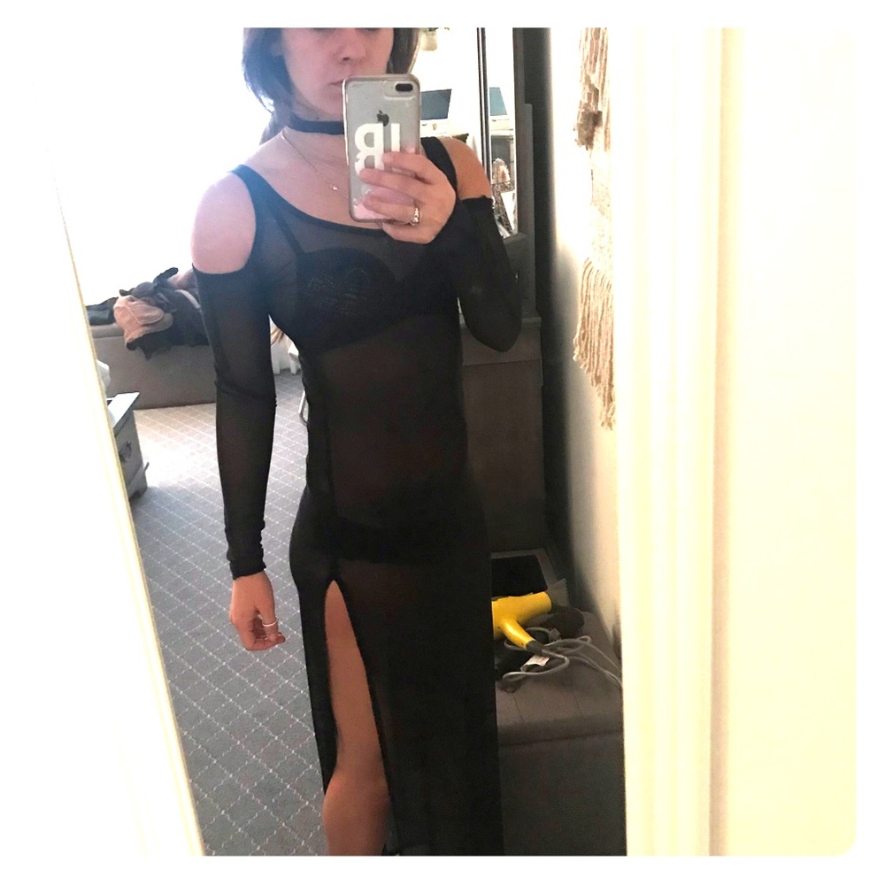 Necessary Clothing Sheer Dress
